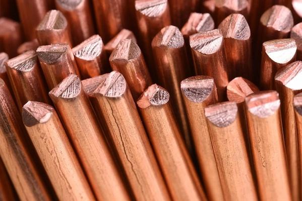 Material de usinagem CNC de cobre